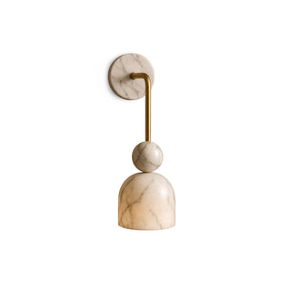 Campana Marble Bell Wall Sconce