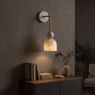 Campana Marble Bell Wall Sconce