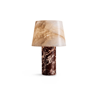 Claret Rosso Stone Table Lamp