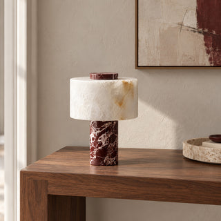 Colonna Stone Column Table Lamp