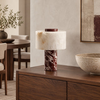 Colonna Stone Column Table Lamp
