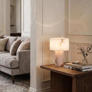Colonna Stone Column Table Lamp