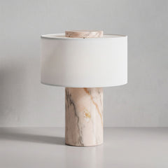 Blush Pink Onyx & White Fabric