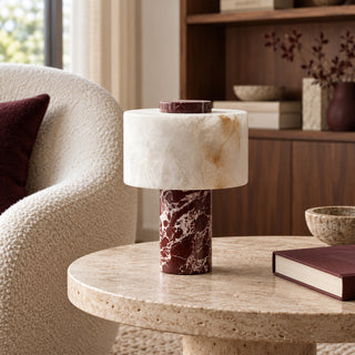 Colonna Stone Column Table Lamp