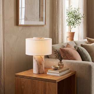 Colonna Stone Column Table Lamp
