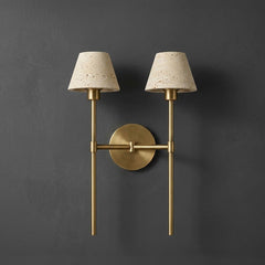 Natural Brass & White
