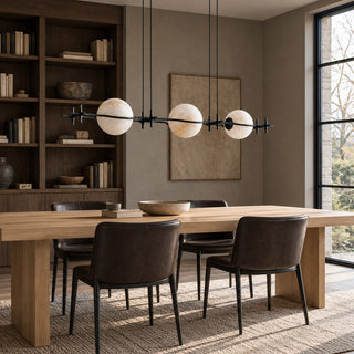 Ecliptic Alabaster Linear Pendant Light