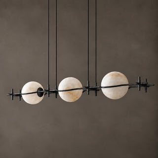 Ecliptic Alabaster Linear Pendant Light