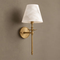 Natural Brass & White