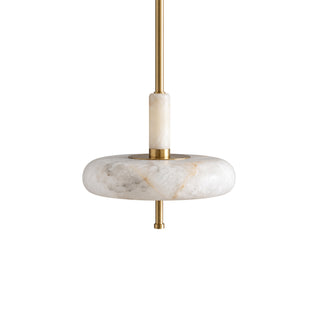 Equinox Alabaster Disc Pendant Light
