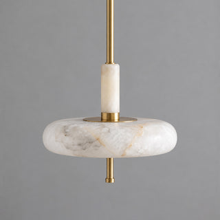 Equinox Alabaster Disc Pendant Light