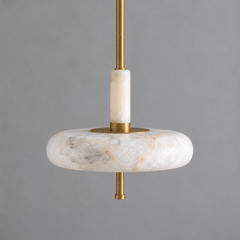 Lacquered Burnished Brass & White
