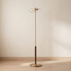Brass & Walnut color & Clear (Warm Light)