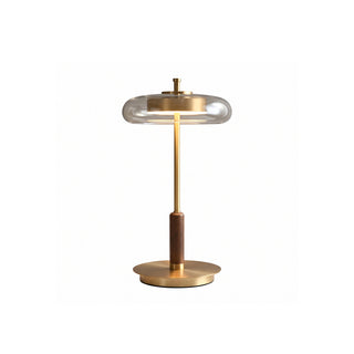 Equinox Glass Disc Table Lamp