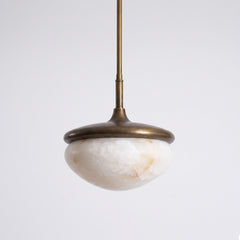 Antiqued Brass & White