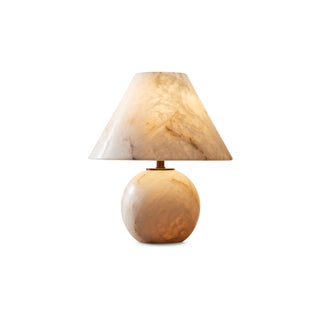 Ilvana Alabaster Sphere Table Lamp