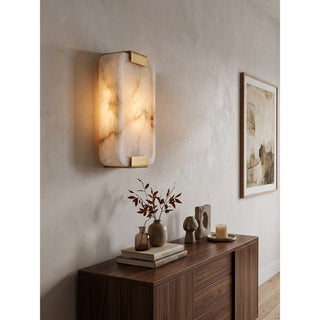 Lithos Alabaster Sconce