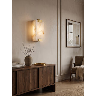 Lithos Alabaster Sconce