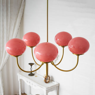 Marshmallow Glass Chandelier
