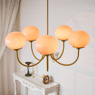 Marshmallow Glass Chandelier