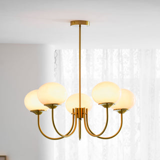 Marshmallow Glass Chandelier