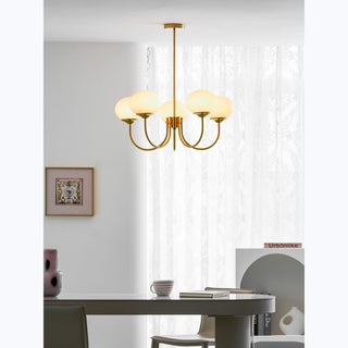 Marshmallow Glass Chandelier