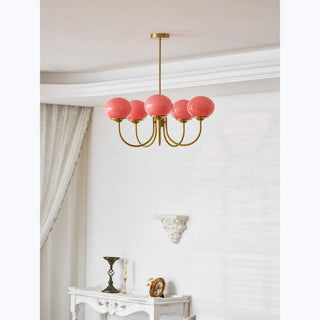 Marshmallow Glass Chandelier