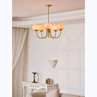 Marshmallow Glass Chandelier