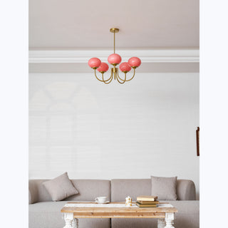 Marshmallow Glass Chandelier