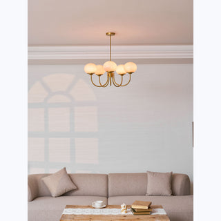 Marshmallow Glass Chandelier