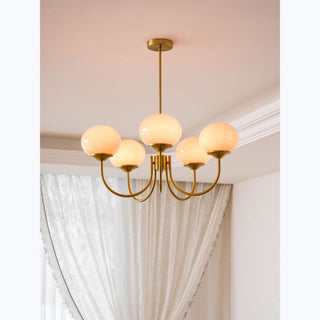 Marshmallow Glass Chandelier