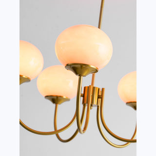 Marshmallow Glass Chandelier