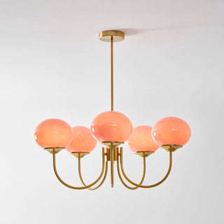 Marshmallow Glass Chandelier