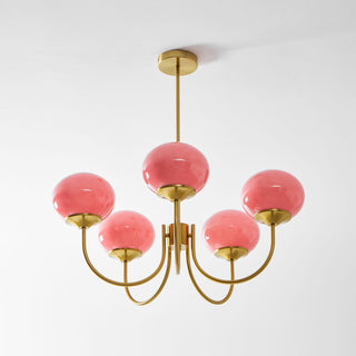 Marshmallow Glass Chandelier