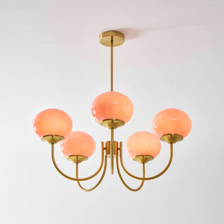 Marshmallow Glass Chandelier