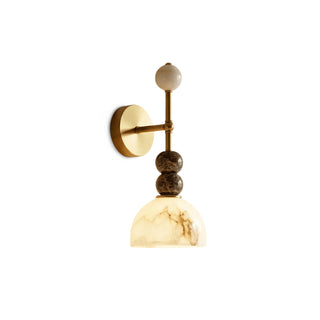 Olinda Beaded Stone Wall Sconce