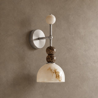 Olinda Beaded Stone Wall Sconce