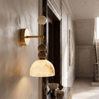 Olinda Beaded Stone Wall Sconce
