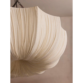 Lustre Ombrina com Tecido Recolhido