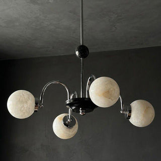 Ormond Alabaster-Globus-Kronleuchter