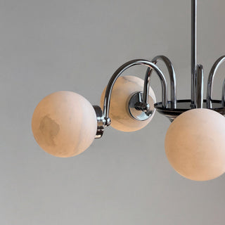 Ormond Alabaster-Globus-Kronleuchter