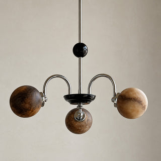 Ormond Alabaster-Globus-Kronleuchter