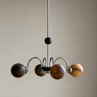 Ormond Alabaster-Globus-Kronleuchter