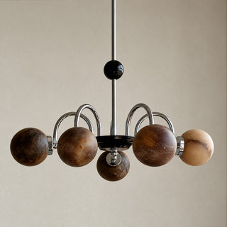 Ormond Alabaster-Globus-Kronleuchter