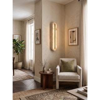 Ostria Stone Linear Wall Sconce