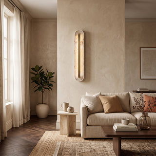 Ostria Stone Linear Wall Sconce