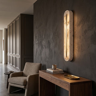 Ostria Stone Linear Wall Sconce