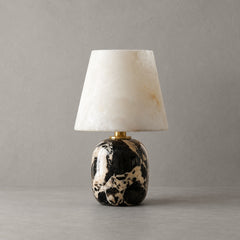 Black & Gold Marble & White