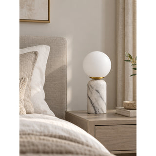 Candeeiro de Mesa Selvara com Base em Pedra