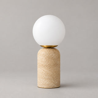Candeeiro de Mesa Selvara com Base em Pedra